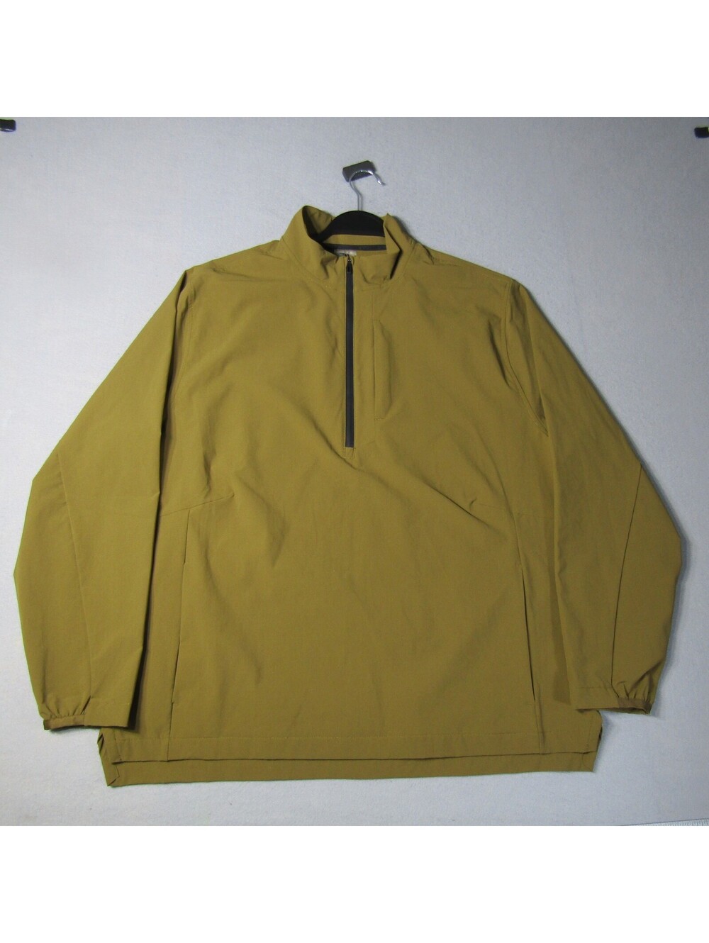 NWT VRST Woven 1/4 Zip Golf Pullover Jacket Men's L Brown Spice